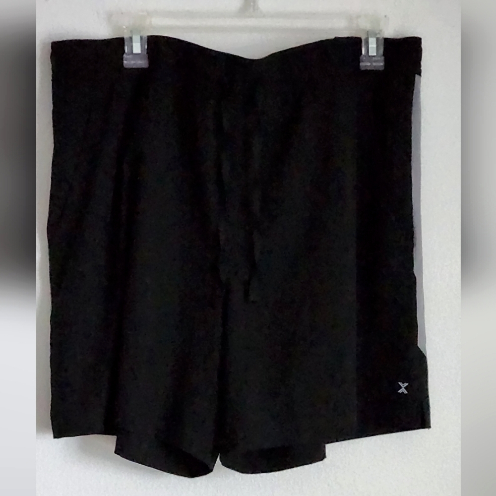 Xersion Train Men's Black Athletic Shorts Quick-Dri Pockets Elastic Waist Sz XL